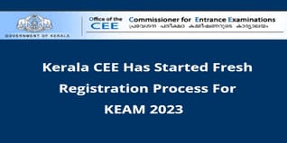 KEAM 2023 Fresh Registration Open till July 13; Check Details